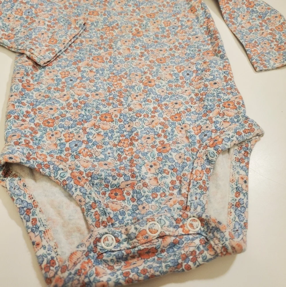 Carter's 9 Month Floral Onesie